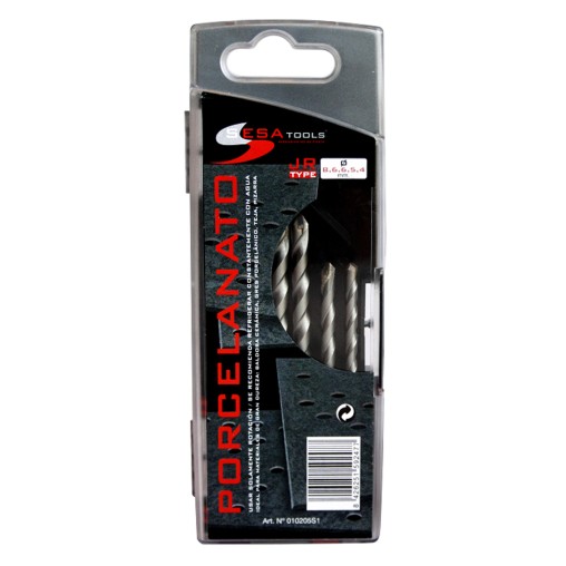 BROCA PORCELANICO JG 5 PZS - 4-10 MM