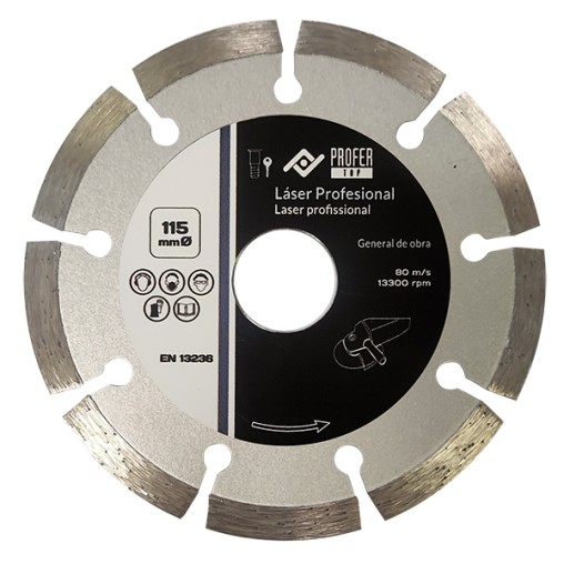 DISCO DIAMANTE LASER PRO - 230X7 MM