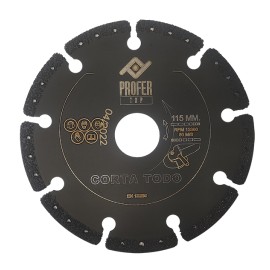 DISCO DIAMANTE CORTA TODO - 230X5 MM