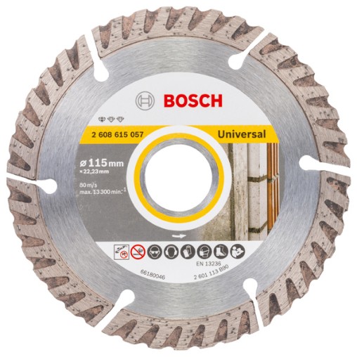 DISCO DIAMANTE UNIVERSAL - 115X1,6 MM