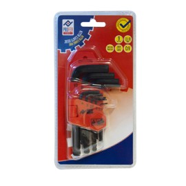 LLAVE ALLEN CORTA P/BOLA 9P - 1,5-10 MM