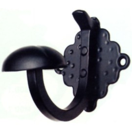 (10 u.) COLGADOR NEGRO MATE