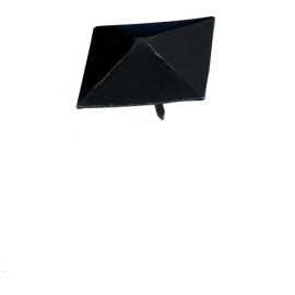 (100 u.) CLAVO FORJA C/PIRAMIDE NEGRO