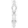 TIRADOR ARMARIO ZAMAC S/B - 150 MM