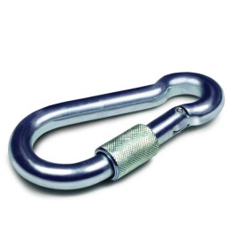 MOSQUETON BOMBERO C/SEGURO ZN - 11X120 MM