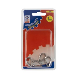 GUARDACABO INOXIDABLE BL.4 PZS - 3 MM