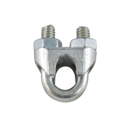 SUJETACABLE GALVANIZADO B.4 UD - 1/8''