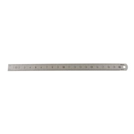 REGLA SEMI RIGIDA ACERO INOX - 300X13X0,5