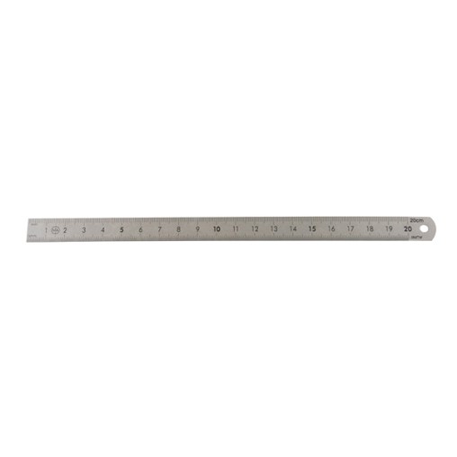 REGLA SEMI RIGIDA ACERO INOX - 300X13X0,5