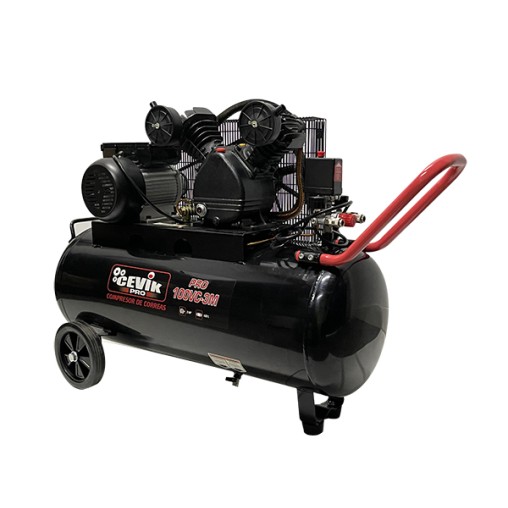 COMPRESOR CORREA 3HP MONO - 100 L