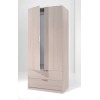 ARMARIO 2PUERTAS+2CAJON.ROBLE - 180X81X52