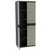 ARMARIO RESINA 2 PUERTAS 4 BAL NGR - 70X44X176