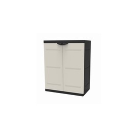 ARMARIO RESINA 2 PUERTAS BAJO NGR - 70X44X88