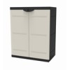 ARMARIO RESINA 2 PUERTAS BAJO NGR - 70X44X88