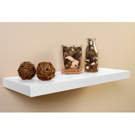 BALDA PARED BLANCA C/FIJACION OCULTA - 80X25 CM