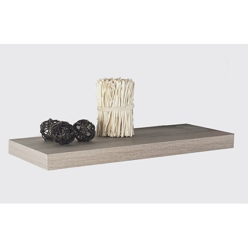 BALDA PARED ROBLE GR C/FIJACION OCULTA - 60X25 CM