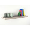 BALDA PARED ROBLE GR C/FIJACION OCULTA - 80X25 CM