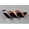 ESTANTE ZIGZAG WENGUE C/FIJAC OCULTA - 59X12X12CM