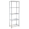 ESTANTERIA CROMADA STYLO 5 B. - 180X90X35