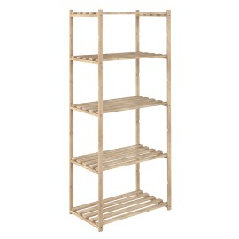 ESTANTERIA MADERA LAMAS 5/B - 171X65X40