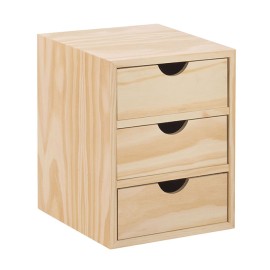 CAJONERA 3X1 PINO S/BARN - 21X20X28CM