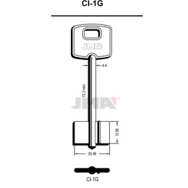 (10 u.) LLAVE EN BRUTO GORJA LATON