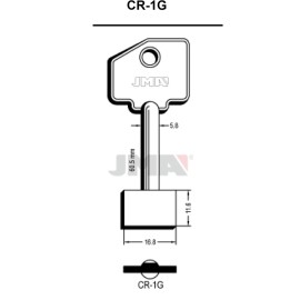(10 u.) LLAVE EN BRUTO GORJA LATON
