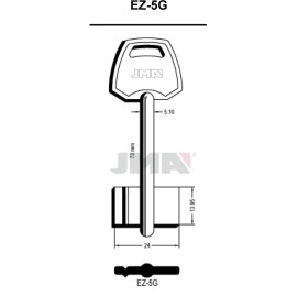 (10 u.) LLAVE EN BRUTO GORJA LATON