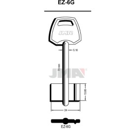 (10 u.) LLAVE EN BRUTO GORJA LATON