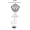 (10 u.) LLAVE EN BRUTO GORJA LATON
