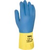 (12 u.) GUANTE LATEX IND AZUL/AMAR
