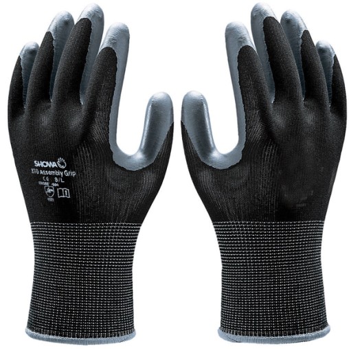 GUANTE NYLON NITRILO PALMA - L