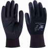 GUANTE NYLON NEGRO PU - T.9