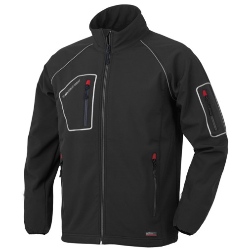 CHAQUETA SOFTSHELL 4B NEGRA - XXL