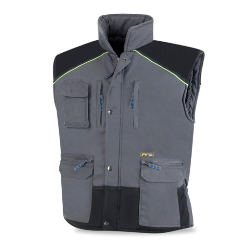 CHALECO MULTIB SPORT GRIS/NGR - L