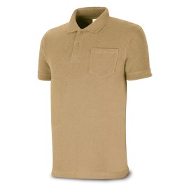 POLO C/BOLSILLO M/CORTA BEIGE - XL