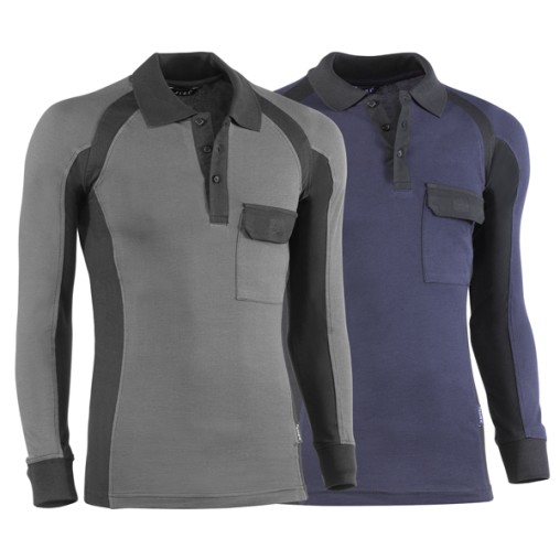 POLO PIQUE M/LARGA FLEX - XXL