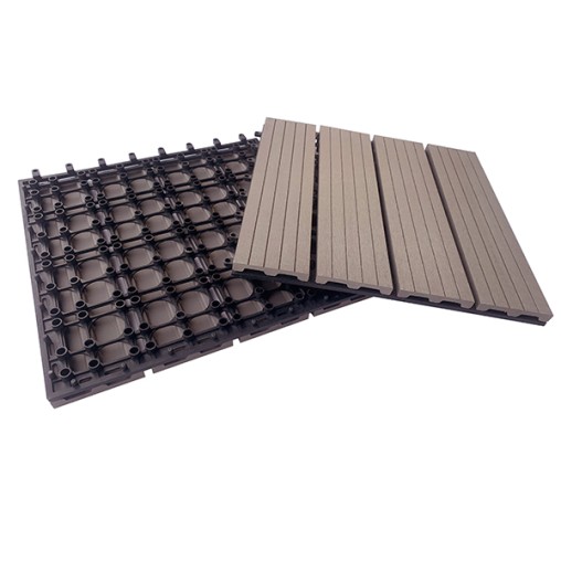 LOSETA COMPOSITE MARRON 9 UDS - 30X30 CM