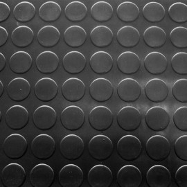PAVIMENTO CIRCULOS CAUCHO NEGRO 3MM