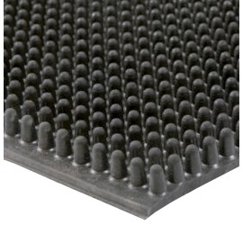 PAVIMENTO CAUCHO PICOS 11MM - 1X10 M