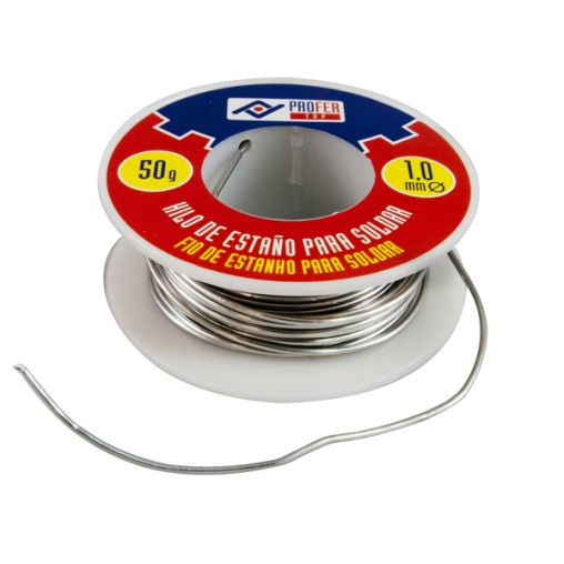 ESTAÑO HILO SOLDAR BLISTER - 50 G