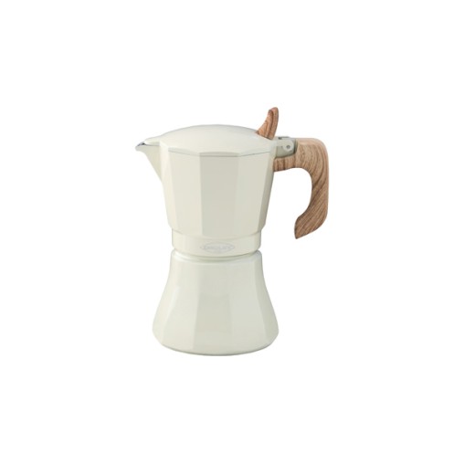 CAFETERA INDUCC. PETRA CREMA - 6 TZ