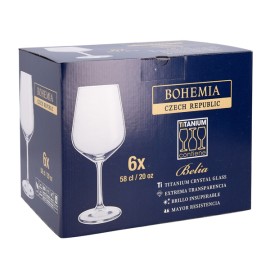 COPA VINO CRISTAL BELIA SET 6 - 58 CL