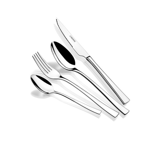 CUBERTERIA INOX MODENA C/CHULET - 24 PZAS