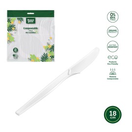 CUCHILLO DESECHABLE PLA B/50 - 18 CM