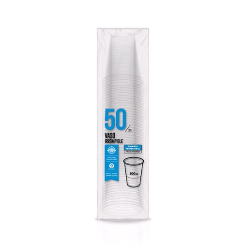 VASO DESECHABLE PP IRROMP TR B/50 - 300 CM3