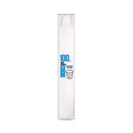 VASO DESECHABLE PP IRROMP BCO B/100 - 100 CM3