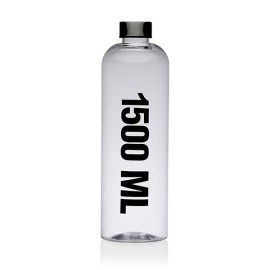 BOTELLA AGUA PS-INOX TRANSPARENTE - 1500 ML