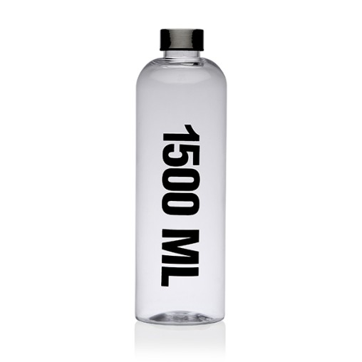 BOTELLA AGUA PS-INOX TRANSPARENTE - 1500 ML