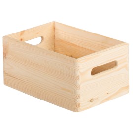 CAJA MADERA S/TAPA - 30X20X14CM